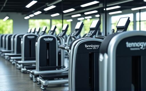 Modern gym equipment at AlpenFit Peak